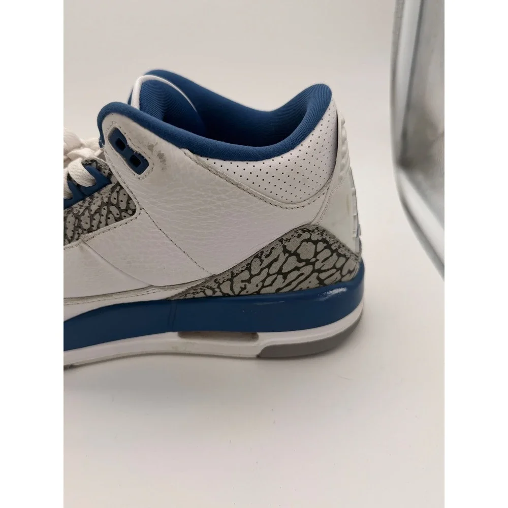 Nike Air Jordan 3 Retro Wizards White True Blue CT8532-148 Mens Sneakers 7.5
